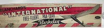 Vintage Berkeley Blanchard’s International Free-Flight PPA Load Balsa Wood Kit • $21.50