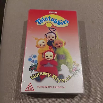 Teletubbies Video Children Show Nursery Rhymes Kids VHS PAL RARE Rated G • $14