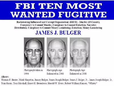 Whitey Bulger Wanted Poster 8x10 Photo Mafia Organized Crime Mob Mobster Picture • $5.99