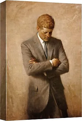 16 X24 -John F. Kennedy Wall Art Canvas Print Vintage Decor • $32.99