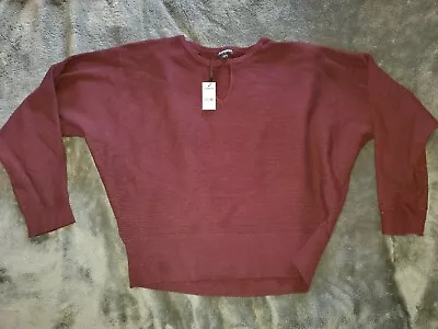 Womens Express Soft Sweater - Maroon - Large - NWT • $16