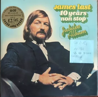 James Last 10 Years Non Stop Jubilee Vinyl Record G+/VG 2660111 1975 1st Press • £9