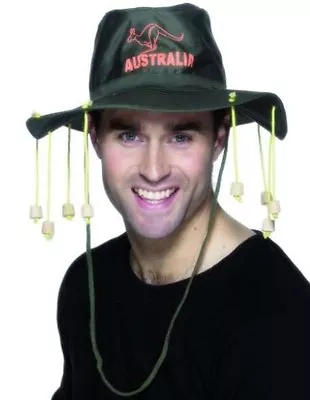 £8.50 • Buy Australian Cork Hat Fancy Dress Cricket Aussie Hat Oz Hat New By Smiffys