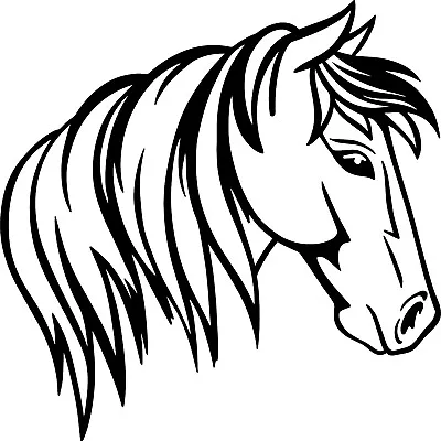 £3.49 • Buy Horse Vinyl Decal Sticker For Car/Window/Wall