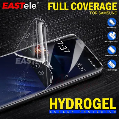 $7.69 • Buy 3x Samsung Galaxy S10 5G S9 S8 Plus Note 10 9 EASTele HYDROGEL Screen Protector