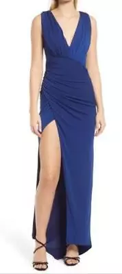 Katie May Dress Sugar Stick Gown Royal Midnight Blue Sz L NEW NWT N154 • $61.25