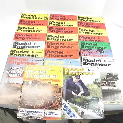 Vtg 1977 Model Engineer Magazine Lot Of 23 Trains Steam Engines Great Condition • $107.97