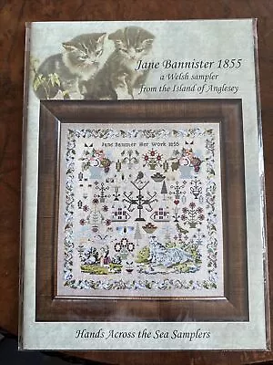 Jane Bannister 1855 Cross Stitch Chart By Hands Across The Sea Samplers • £16