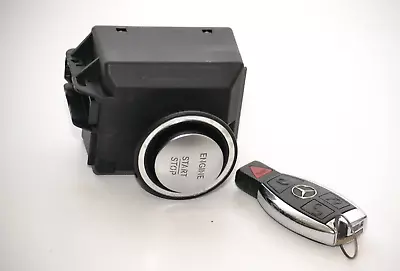 10-16 Mercedes W212 E550 CLS550 E400 Push Start Ignition Switch Module W/Key OEM • $148