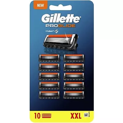 10 X Gillette Fusion ProGlide ProShield Replacement Razor Blades Refills Genuine • £18.95