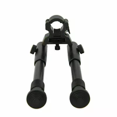 8 -10'' Folding Bipod Spring Return Rest For Rifle Hunting Clamp-on Barrel-Mount • £21.89