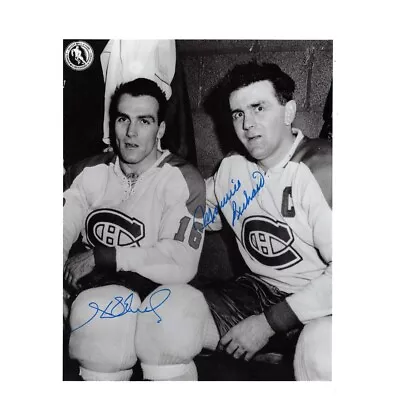 Henri & Maurice Richard Signed Montreal Canadiens 8 X 10 Photo - 70764 • $479.99