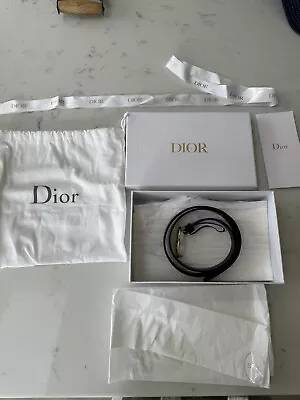 Christian Dior Leather Saddle Belt BNWT 80 • £399