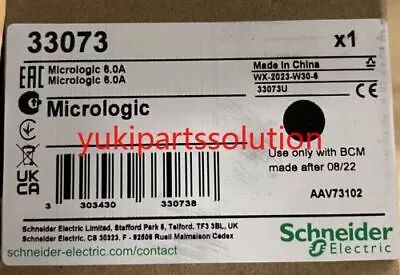 New In Box Schneider Electric Trip Unit Micrologic 6.0A LSIG Schneider 33073 • $950