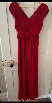 £18 • Buy Beautiful PHASE EIGHT Red Floor Length Size 10 Dress Occasion, Wedding, Cocktail