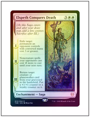 1x Elspeth Conquers Death Foil Theros Beyond Death Magic MTG NM • $2.95