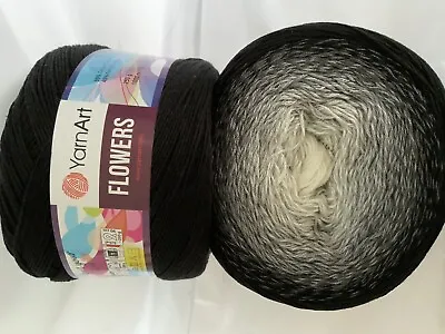 £10.50 • Buy YarnArt Flowers 250g Cotton Mix Cake 4 Ply Knitting/Crochet Yarn Shade 253