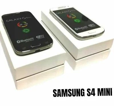 New Samsung Galaxy S4 Mini GT-I9195 Black White 8GB Smartphone+6 Month Warranty • £44.99