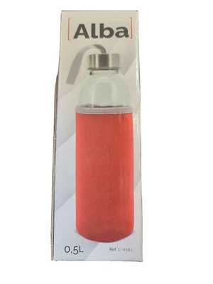 £5 • Buy Alba O.5L Reusable Glass Bottle