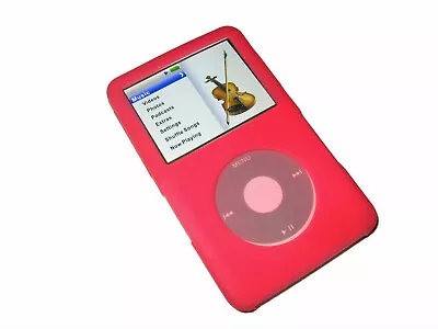 Pink Silicone Skin Case For Apple IPod Classic 80gb 120gb 160gb Cover Holder • $12.27