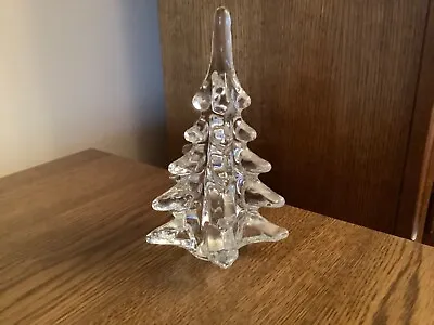 $19.75 • Buy Solid Glass Christmas Tree Sculpture, Approximately 5.5 Inches Tall. (K)