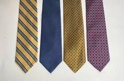 BROOKS BROTHERS Lot Of 4 Ties  100% Silk USA • $32