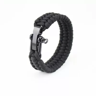 Multi-Functional Outdoor Hiking Survival Climbing Tactical Paracord Bracelet • $8.99