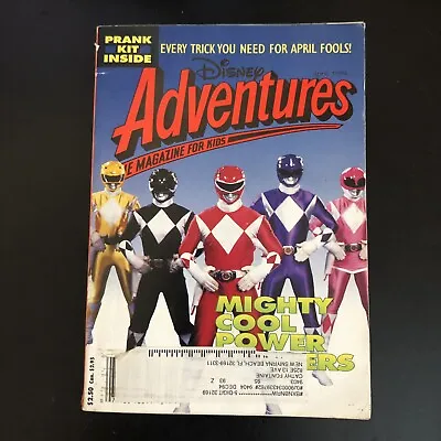 VTG Disney Adventures Magazine Lot Of 2 MMPR Power Rangers Bone Comic • $24.50