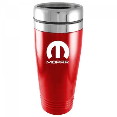 Mopar Logo Red 16oz Stainless Tumbler Travel Mug Drinkware Official Licensed • $23.95