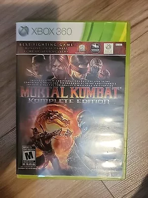 Mortal Kombat Komplete Edition (Xbox 360) With Manual • $18.29