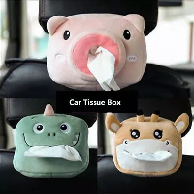 £6.88 • Buy Tissue Box Car Cartoon Paper Storage Decor Animal Napkin Cover Holder Hanging