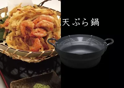 Takumi Japan Iron Magma Plate Tempura Pot Deep Fried Pot 24 Cm IH Available • $75.46