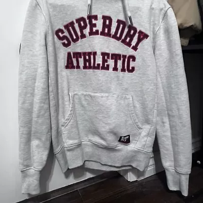 SUPERDRY Men's White Athletics Japan Hoodie • $25