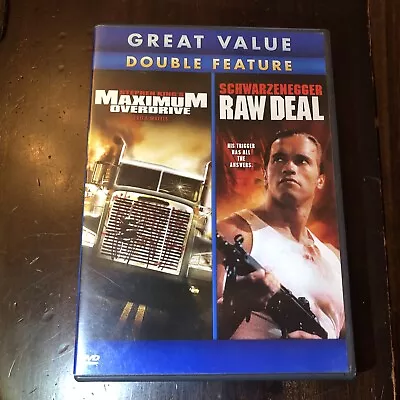 Maximum Overdrive & Raw Deal (DVD 2009 Phase 4 Films) Double Feature  • $16