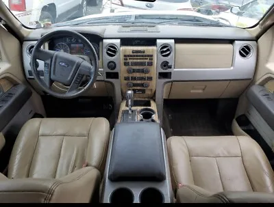 2009-2014 Ford F150 Lariat Tan Leather Front & Rear Seats W/console Driver 09 10 • $900