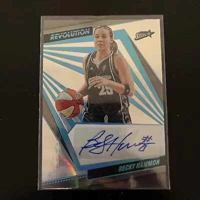 $75 • Buy 2022 Panini WNBA Revolution Autograph Becky Hammon Infinite #/25