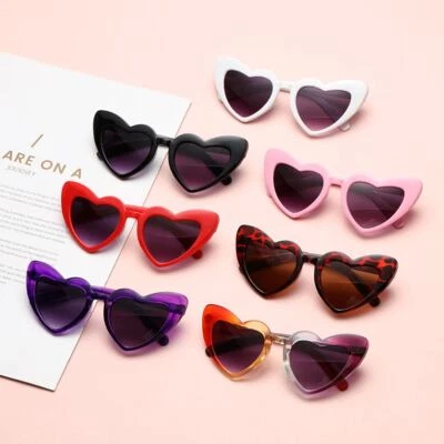 $4.10 • Buy Fashion Sunglasses Vintage Love Heart Cute Baby Girls Kids Toddler Glasses 2022^