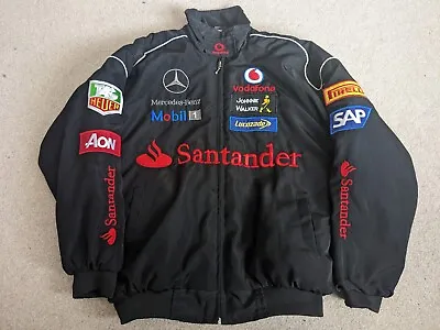 Mercedes Benz McLaren Racing Hamilton Bomber Jacket UK Medium • $226.48