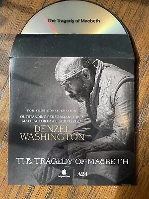 The Tragedy Of Macbeth DVD Full Length Movie  2021 Denzel Washington • $15