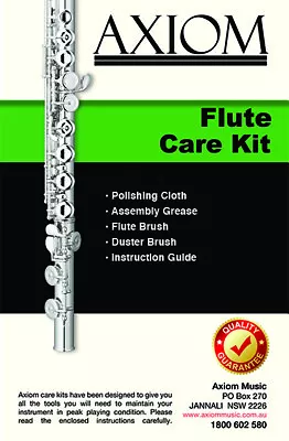 $29.95 • Buy Axiom Flute Maintenance Kit - Cleaning Kit