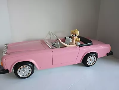 Vintage Barbie 1980s Pink Rolls Royce Convertible 20” Car Zima • $32.54