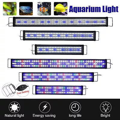 30 120 150 180CM Aquarium LED Lighting 4ft/5ft/6ft/ Marine Aqua Fish Tank Light • $25.99