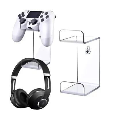 $14.99 • Buy Game Controller Headset Headphone Holder Wall Mount Stand PS5 PS4 Xbox Switch