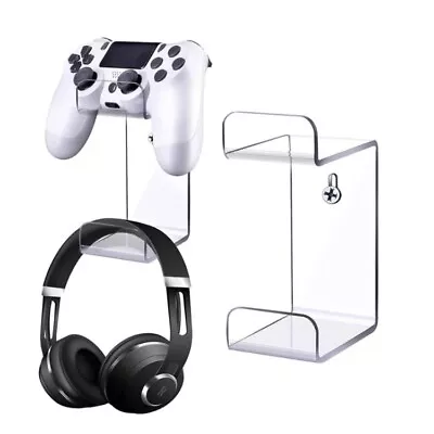 $14.99 • Buy Game Controller Headset Headphone Holder Wall Mount Stand PS5 PS4 Xbox Switch