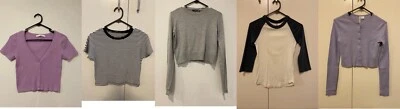 $15 • Buy Bundle Zara/H&M/Bershka/Supre Women Top Size XS/S/M (Preowned)