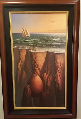 Vladimir Kush  Journey Along The Edge Of The Earth  Limited Edition Framed • $5800
