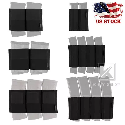 KRYDEX Magazine Pouch Elastic Insert Bag For Tactical Chest Rig Plate Carrier • $12.99