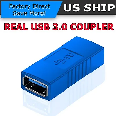 $1.94 • Buy USB 3.0 Type A Female To Female Adapter Coupler Gender Changer Connector