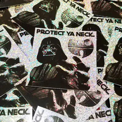 Wu-Tang Protect Ya Neck Vinyl Shimmer Sticker Star Wars Darth Vader X2 • $7.29