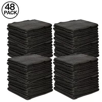 48 Pack Moving Blankets 80'' X 72'' Quilted Packing Pads Waterproof Shipping Pad • $282.58